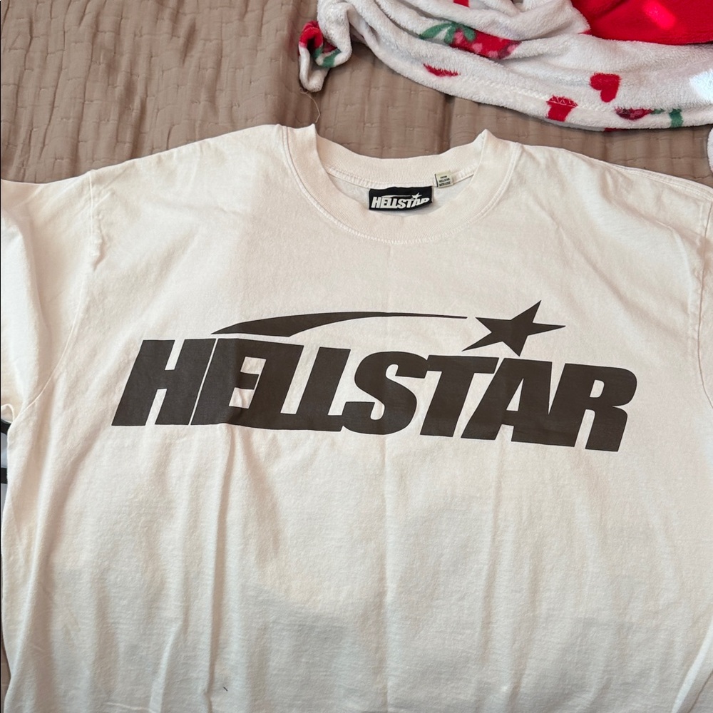Hellstar White Short Sleeve Tee